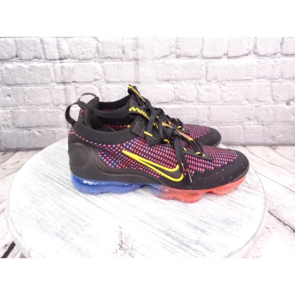 NIke Air Vapormax 2021 Flynit  Black Multi Men 10 New No Box main image 8
